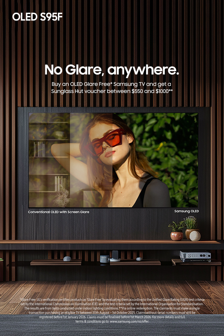 Samsung OLED Glare Free Promotion | Samsung NZ